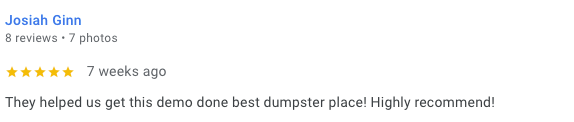 Customer Review of Triad Recycling & Container Servies