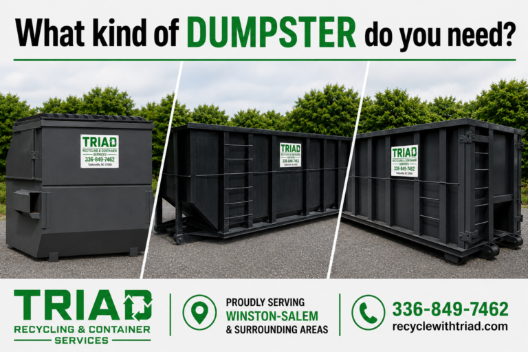 What kind of dumpster do I need?